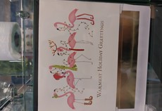 Flamingo Holiday Cards